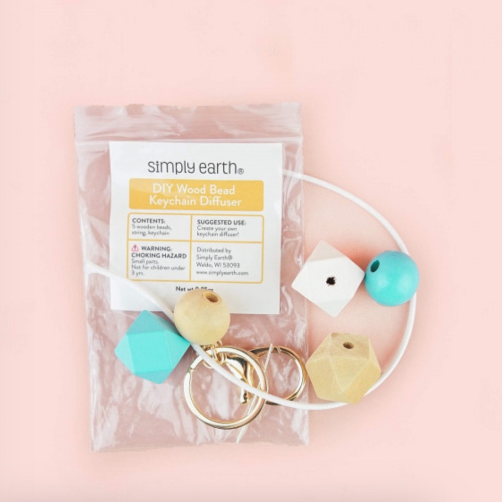 6 packs Simply Earth Keychain Diffusers